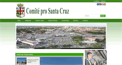 Desktop Screenshot of comiteprosantacruz.org.bo