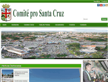 Tablet Screenshot of comiteprosantacruz.org.bo